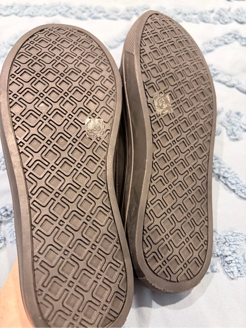 Joyfolie Black Jeweled Slip-On Mules